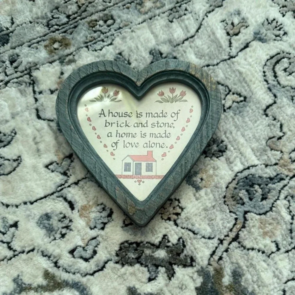 USA Made- Heart shaped Plastic wall Hanging